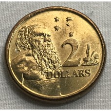 AUSTRALIA 2001 . TWO  2 DOLLARS COIN . HORST HAINE ABORIGINAL LEADER